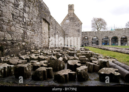 architektonische Elemente in der Cisrercian Abtei Boyle County Roscommon, Irland Stockfoto