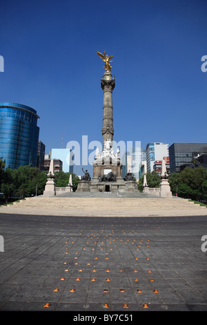 Independence Monument, Angel Statue, Paseo De La Reforma, Mexico City, Mexiko Stockfoto