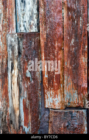 Capilla Stella-Maris, Chaple Details am Kap Horn Tierra del Fuego Archipel der südlichen Chile Pazifik Stockfoto