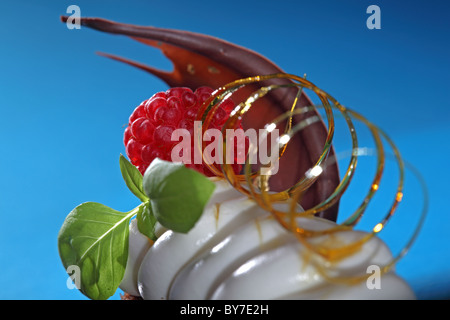 Kuchen Teekuchen zuckerhaltige Karamell Stockfoto