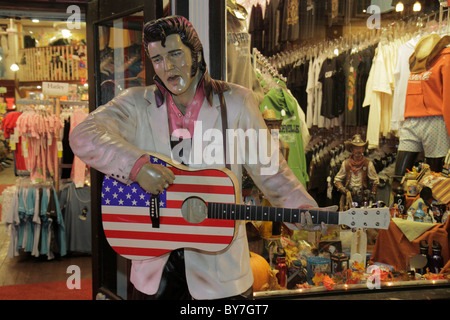 Tennessee Nashville, Music City USA, Downtown, Lower Broadway, Strip, Schaufenster, Souvenir, Shopping Shopper Shopper shoppen Shops Market Markets Marktplatz Stockfoto