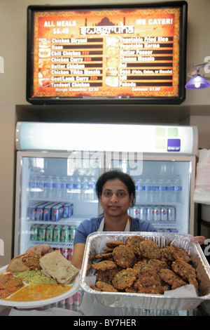 Tennessee Nashville, Nashville Farmers' Market, Swaruha Indian, Restaurant Restaurants Essen Essen Café Cafés Essen, Verkäufer Stände Stand mar Stockfoto