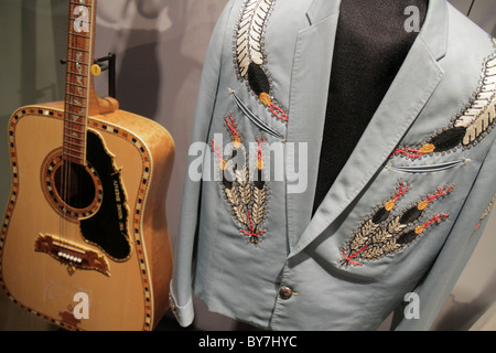 Tennessee Nashville,Country Music Hall of Fame & Museum,Attraktion,Musikindustrie,Erhaltung,Ausstellungskollektionsprodukte,Vitrine,MEM Stockfoto