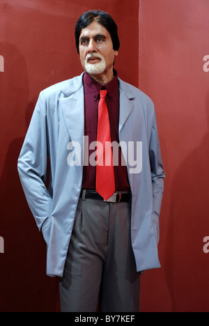 Wachsmodell von Amitabh Bachan in Bay Watch-Wasser-Themenpark, Kanyakumari, Tamilnadu, Indien, Asien Stockfoto