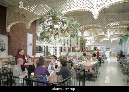 Tennessee Chattanooga, Chattanooga Choo Choo, Hotel, Terminal Station, historische Bahnstrecke, Erhaltung, Gärten, Restaurant Restaurants Essen Essen Essen Café Cafés, Stockfoto