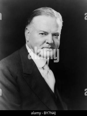 Herbert Hoover, Herbert Clark Hoover war 31. Präsident der Vereinigten Staaten (1929–1933). Stockfoto