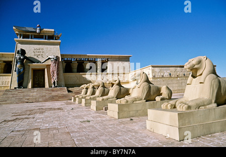 Ein Ägypter am Filmstudios von Ouarzazate, Marokko Stockfoto