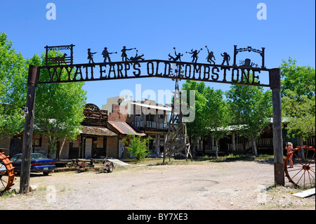 Wyatt Earps alten Grabstein Arizona Stockfoto