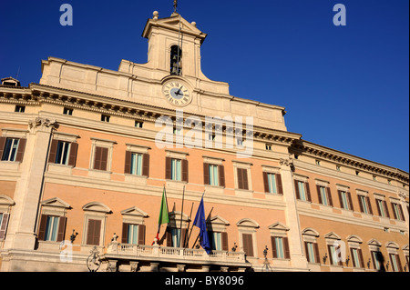 Italien, Rom, Palazzo di Montecitorio, italienisches parlament, Abgeordnetenkammer Stockfoto