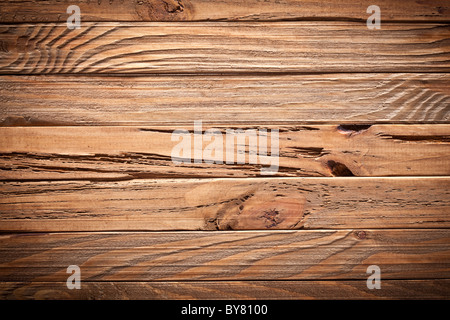 Bildstruktur von alten Holzbohlen. Stockfoto
