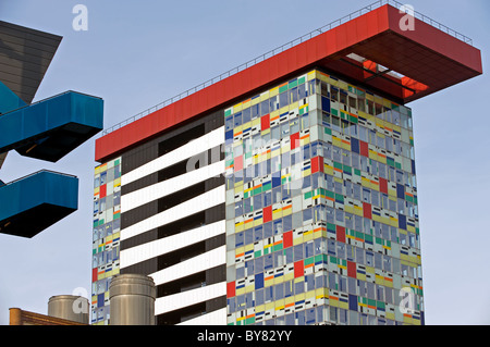 COLORIUM Gebäude vom Architekten William Alsop, Medienhafen, Düsseldorf, Deutschland. Stockfoto