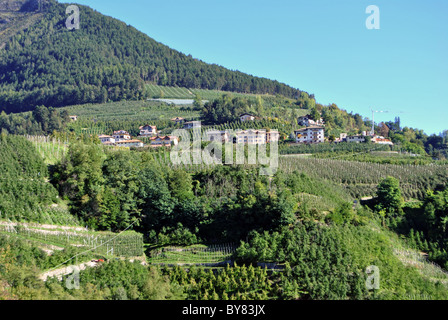 Panorama der Kleinstadt Stockfoto