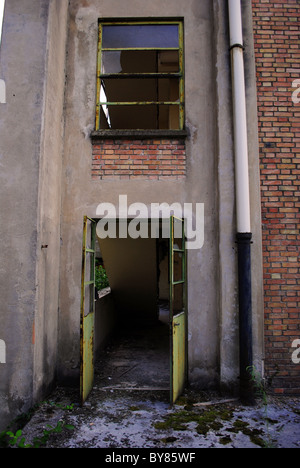 verlassenen Fabrikgebäude industrielle archäologische Stockfoto