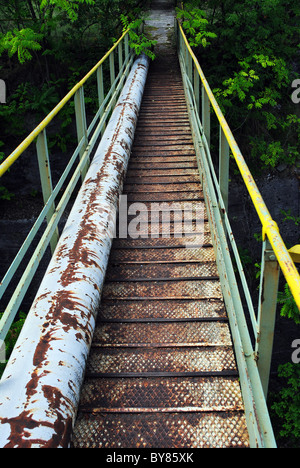 verlassenen Fabrikgebäude industrielle archäologische Stockfoto