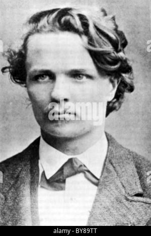 AUGUST STRINDBERG (1849-1912), schwedischer Schriftsteller und Dramatiker Stockfoto