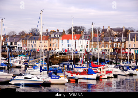 Anstruther Harbour & Marina, Anstruther, Fife, Schottland, UK. Stockfoto