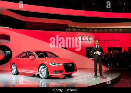 2012 Audi R6 2011 North American International Auto Show in Detroit vorgestellt Stockfoto