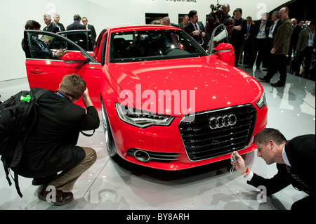 2012 Audi R6 2011 North American International Auto Show in Detroit vorgestellt Stockfoto