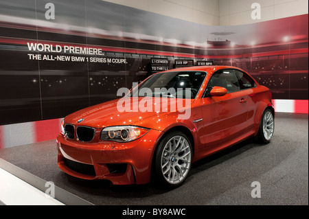 2012 BMW 1er M bei der 2011 North American International Auto Show in Detroit Stockfoto