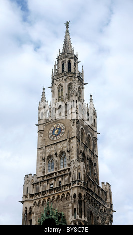 Teil vom Rathaus im Zentrum von München, Deutschland Stockfoto