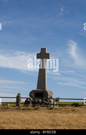 Die Flodden Denkmal zur Erinnerung an die Schlacht von Flodden Field 1513 nahe dem Dorf von Branxton Northumberland England Stockfoto