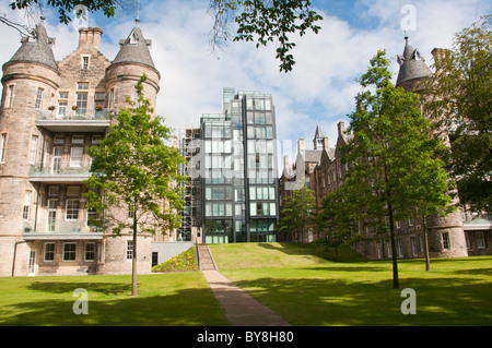 Sanierung des ehemaligen Royal Infirmary als Luxus-Appartements am Viertelmeile in Edinburgh, Schottland Stockfoto