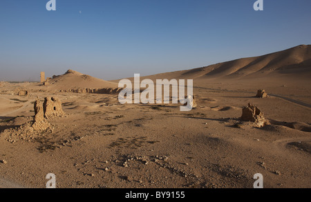 Das Tal der Gräber, Palmyra, Syrien Stockfoto