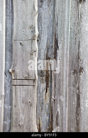 Holzvertäfelungen auf einen kleinen Schuppen Stockfoto