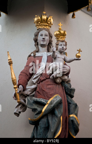 Madonna mit Kind in Bamberg, Bayern, Deutschland, Europa Stockfoto