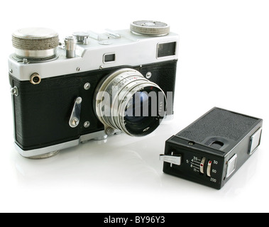 Kleine Spionage-Foto-Kamera und Film-Kamera Stockfoto