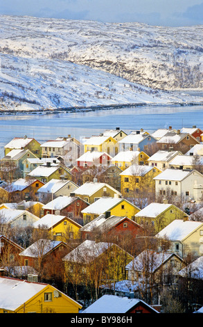 Kirkenes, Nord-Norwegen. Stockfoto
