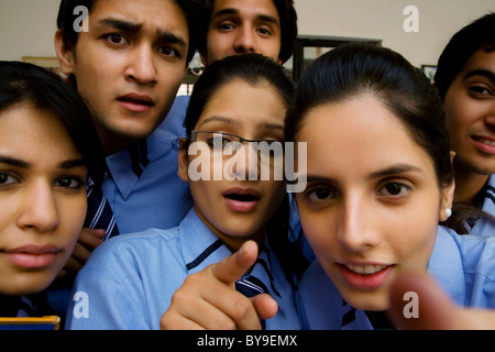 Studenten zeigen Stockfoto