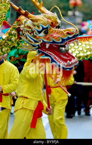 Chinesisches Neujahrsfest in Paris, Frankreich Stockfoto