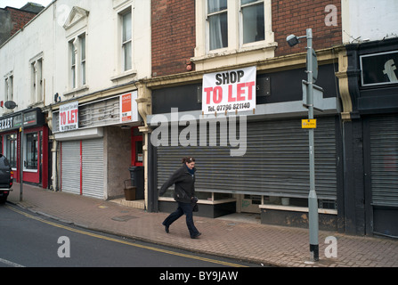 Geschäfte, UK zu lassen Stockfoto