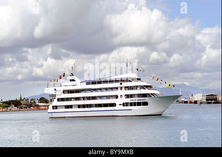 Star der Honolulu Kreuzfahrt Hawaii Harbor Area Oahu Pazifischen Ozean Stockfoto