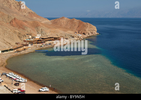Blue Hole tauchen Lage, Dahab, Rotes Meer, Ägypten, Afrika Stockfoto