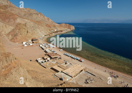 Blue Hole tauchen Lage, Dahab, Rotes Meer, Ägypten, Afrika Stockfoto