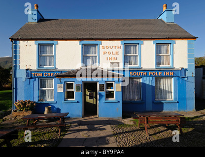 Tom Crean Pub, der berühmte Antarktis Entdecker Südpol Inn, Anascaul, Dingle Halbinsel, Grafschaft Co Kerry, Irland Stockfoto