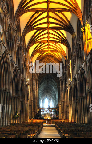 Lichfield Kathedrale, Staffordshire, England, UK Stockfoto