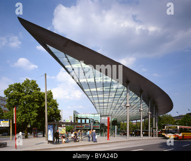 ZOB, zentraler Busbahnhof, bus-Hafen, Hamburg, Deutschland, Europa Stockfoto