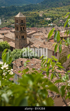 Moustiers-Sainte-Marie-Dorf in der Provence, Frankreich Stockfoto