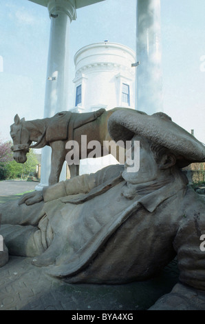 Statue des alten Mortalität bei Dumfries museum Stockfoto