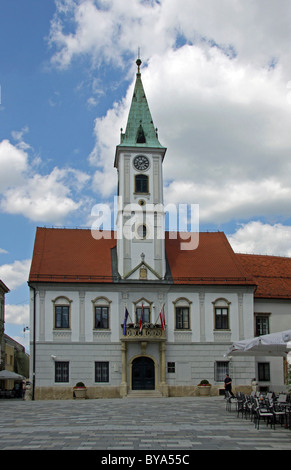 Rathaus, Varazdin, Kroatien, Europa Stockfoto