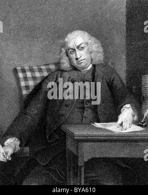 SAMUEL JOHNSON (1709-1784) britischen Autor, Dichter, Lexikograph und Biograph ca. 1773 Stockfoto