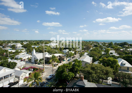 Panoramablick, Key West, Florida, Vereinigte Staaten von Amerika, USA Stockfoto