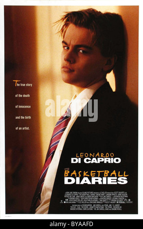 Die Basketball-Tagebücher-Jahr: 1995 USA Regie: Scott Kalvert Leonardo DiCaprio Movie Poster (USA) Stockfoto