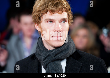 Benedict Cumberbatch He 2011 National Television Awards, in der O2 Arena in Ost-London angekommen. Stockfoto