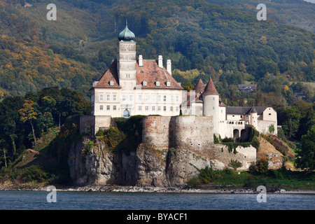 Schloss Schoenbuehel Burg auf der Donau, Wachau, Mostviertel, muss Bezirk zu senken, Austria, Österreich, Europa Stockfoto