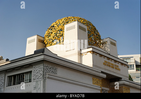 Secession, Wiener Secession Ausstellung Gebäude, entworfen von Olbrich, 1. Bezirk, Wien, Austria, Europe Stockfoto