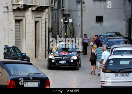 Google Street View Auto mit einer Spezialkamera, Trivento, Region Molise, Italien, Europa Stockfoto